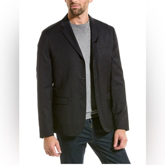 The Kooples Other - NWT The Kooples Men's Wool Navy Slim Fit Unlined Suit Jacket Blazer 46 $580